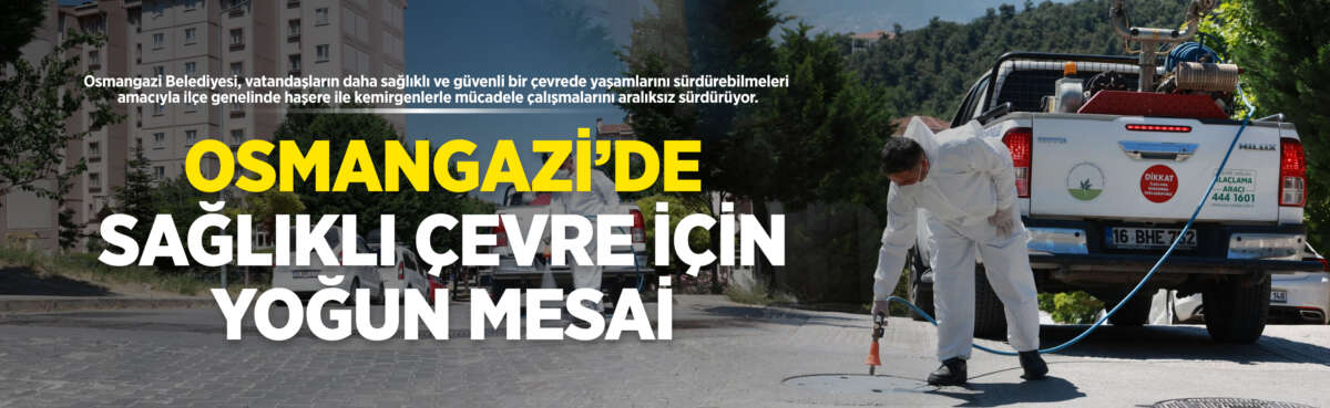 Osmangazi Belediyesi, vatandaşların daha sağlıklı