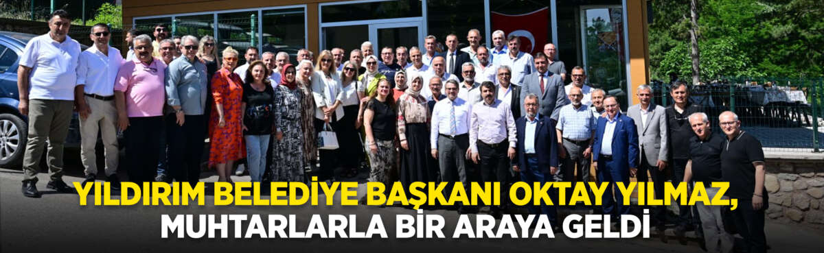 Yıldırım Belediye Başkanı Oktay Yılmaz,