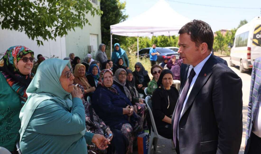Başkan Aydın; Gelenekleri yaşatmak önemli Yeniceabat Mahallesi’nde vatandaşlarla bir