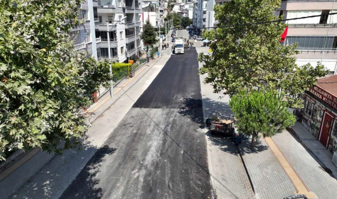 Bursa Mudanya’da yollar güzelleşiyor Mudanya Belediyesi, tarihinin en