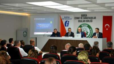 Bursa’da esnaf ve sanatkarların vergi