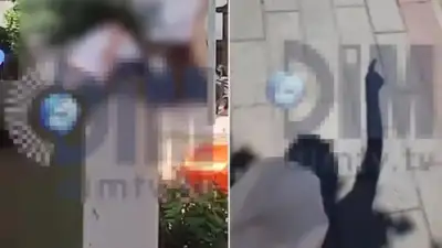 Antalya'da bir çocuk parkında kaydedilen