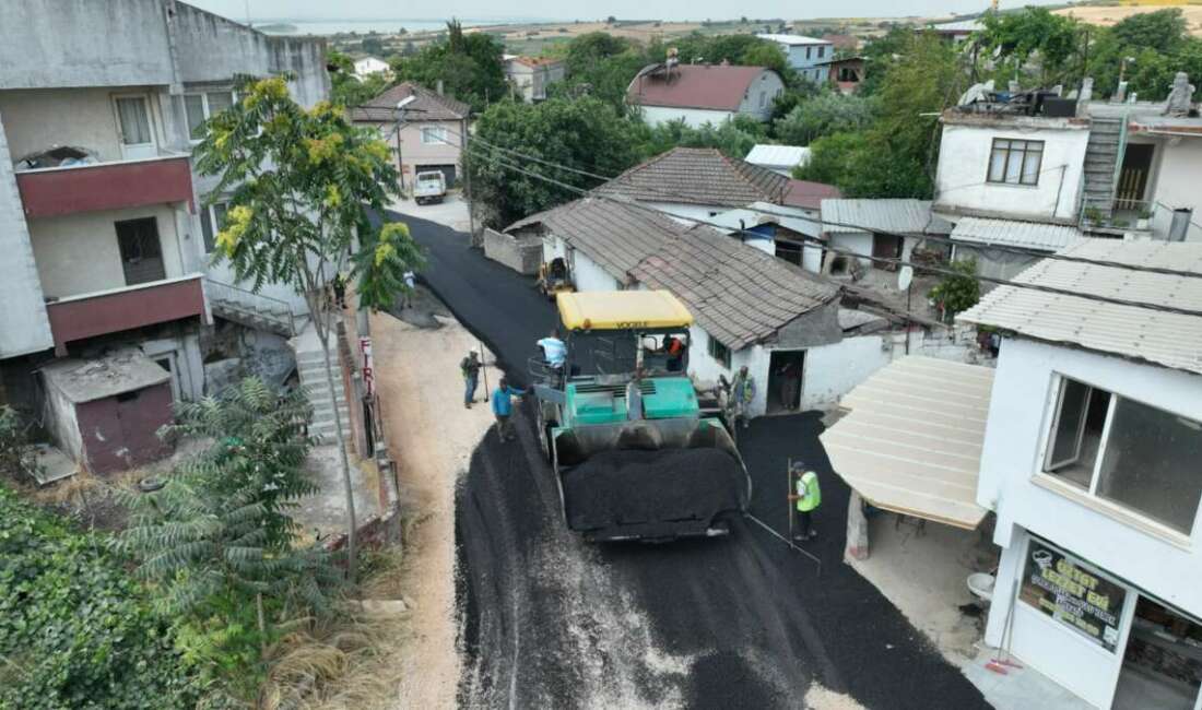 Bursa Karacabey’de o yol baştan sona yenileniyor! Bursa Büyükşehir Belediyesi, il