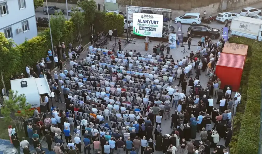 İnegöl Alanyurt’ta kentsel dönüşüm için ilk adım atıldı İnegöl Belediyesi’nin Alanyurt bölgesinde