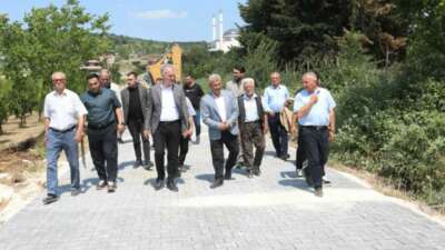 İnegöl Belediyesi, kırsal mahallelerde yol