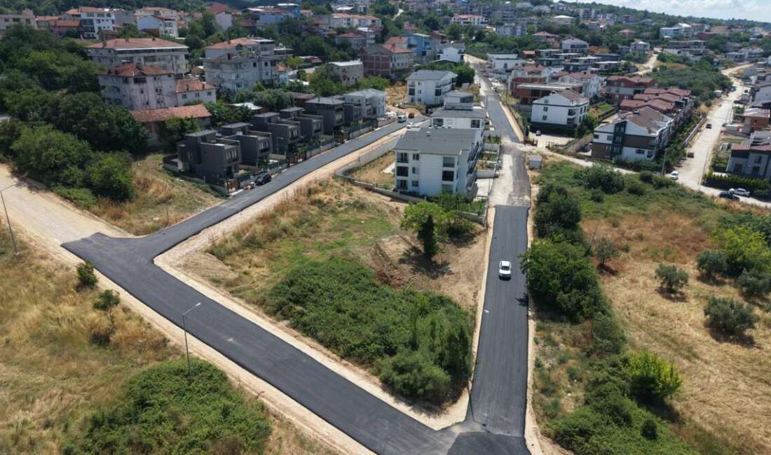 Nilüfer Belediyesi ekipleri; yol