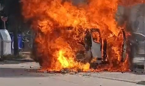 Bursa İnegöl’de peş peşe patlamalar! Bursa'nın İnegöl ilçesinde park
