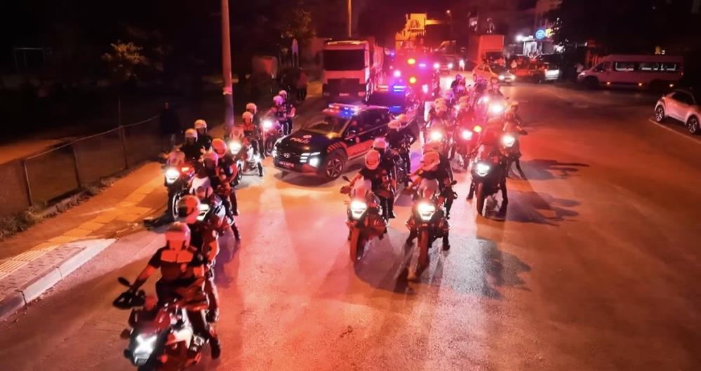 Bursa’da huzur operasyonu; İşte iki günün tablosu… Bursa Emniyet Müdürlüğü koordinesinde