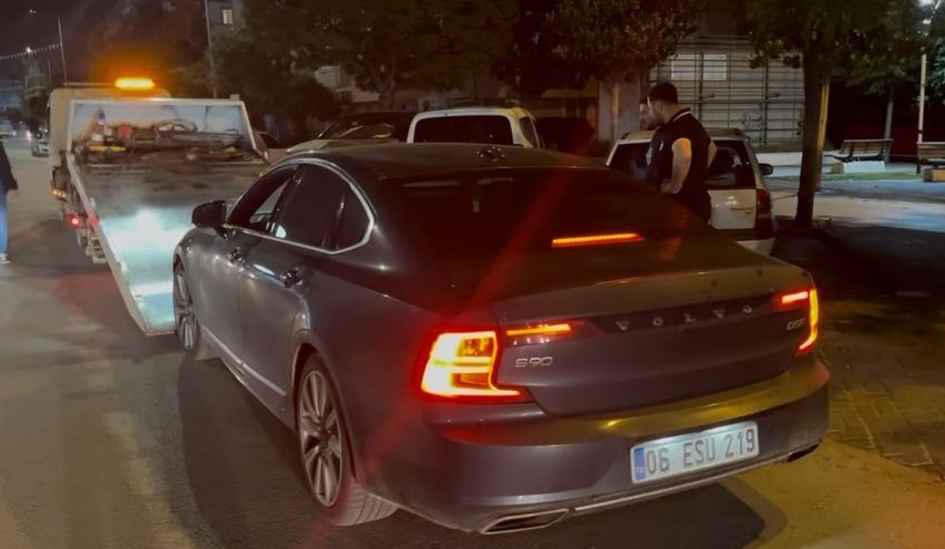 Bursa'nın İnegöl ilçesinde çakarlı