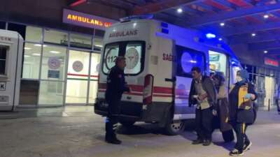 Çorum'da bir düğün salonunda ikram