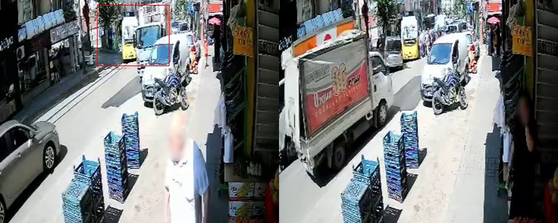 Bursa’da kazaya neden olan kamyonet sürücüsü olay yerinden kaçtı! Bursa'nın Yıldırım ilçesinde