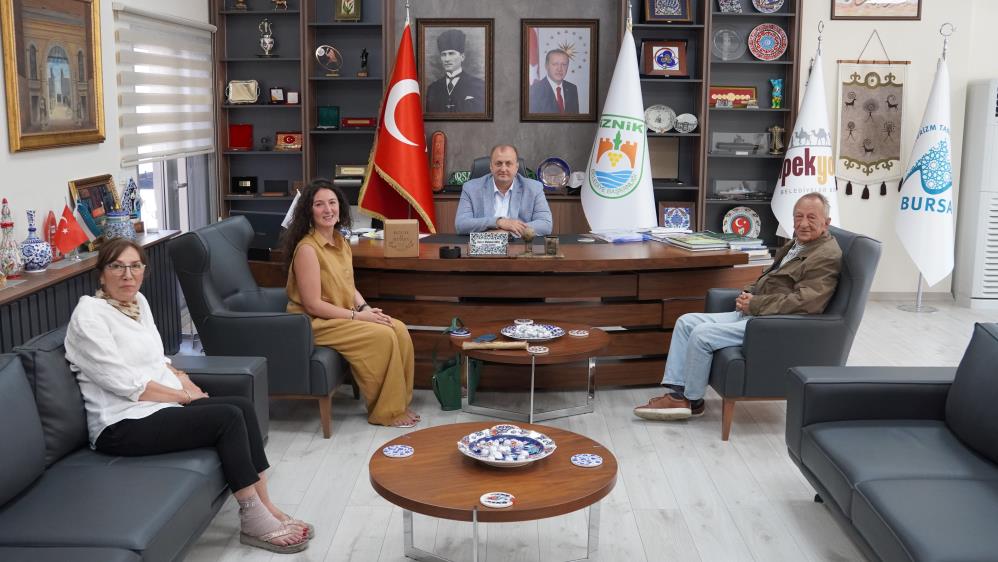 Bursa İznik’in önemli konukları! İznik Belediye Başkanı