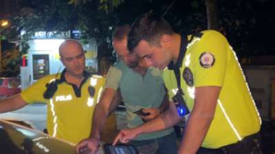  Bursa'da denetim yapan trafik