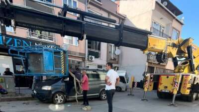 Bursa'nın İnegöl ilçesinde meydana gelen