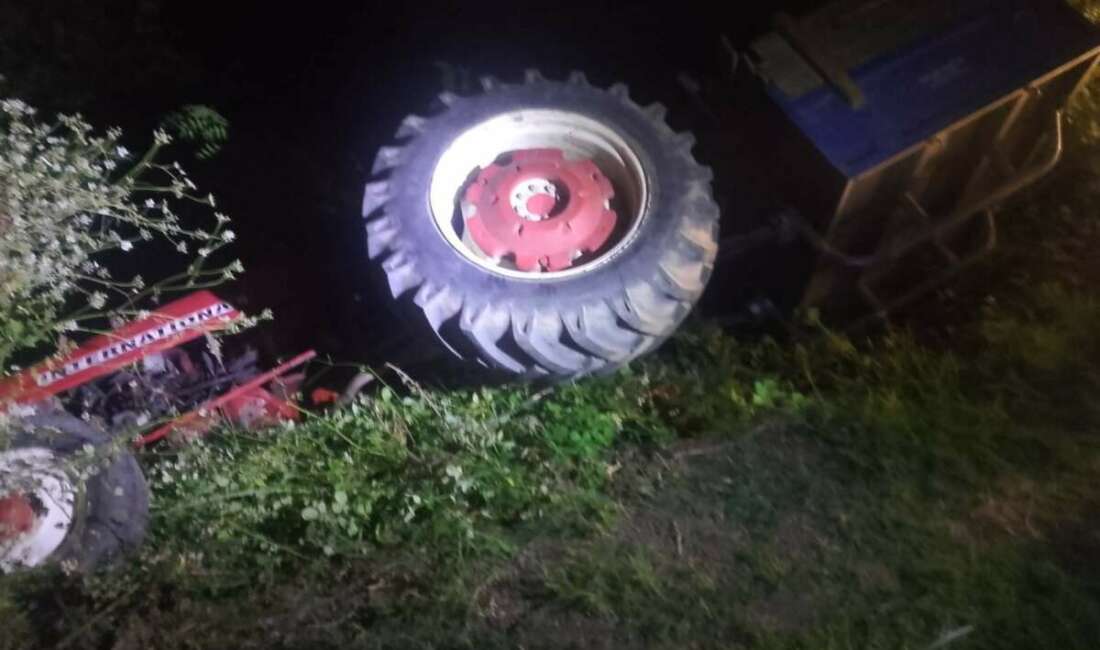 İnegöl’de devrilen traktörün sürücüsü ağır yaralandı Bursa'nın İnegöl ilçesinde meydana