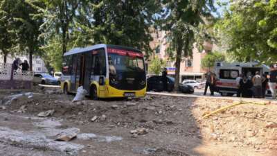 Bursa'nın İnegöl ilçesinde kontrolü kaybedilen