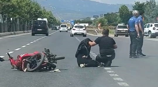 Bursa’da feci kaza; Karı koca hastanelik oldu Bursa'nın İnegöl ilçesinde meydana
