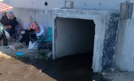 Bursa'nın Mudanya ilçesinde denize