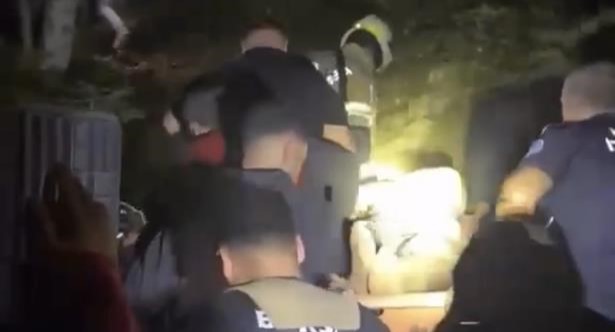 Bursa’da korku dolu anlar! Patikadan düştü mahsur kaldı Bursa’nın Kestel ilçesi Alaçam