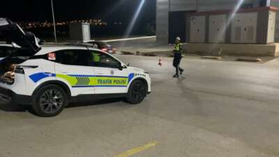 Bursa'nın İnegöl ilçesinde polisin "dur"