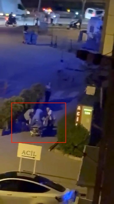 Kadın doktordan sedye üzerinde hayat kurtaran müdahale