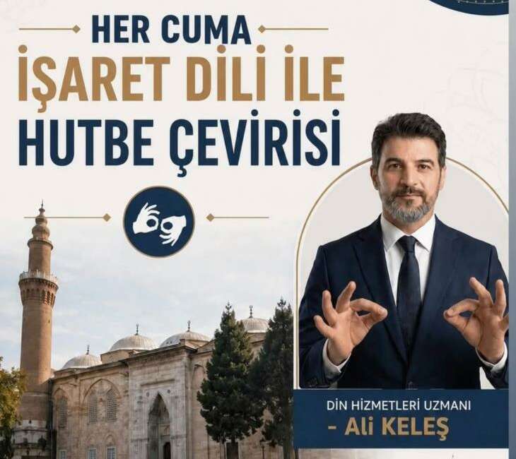 Ulucami’de cuma hutbeleri artık işaret diliyle anlatılacak Bursa'da Osmangazi Müftülüğü'nün ‘Herkes