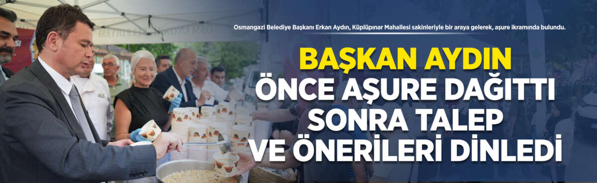 Osmangazi Belediye Başkanı Erkan Aydın,