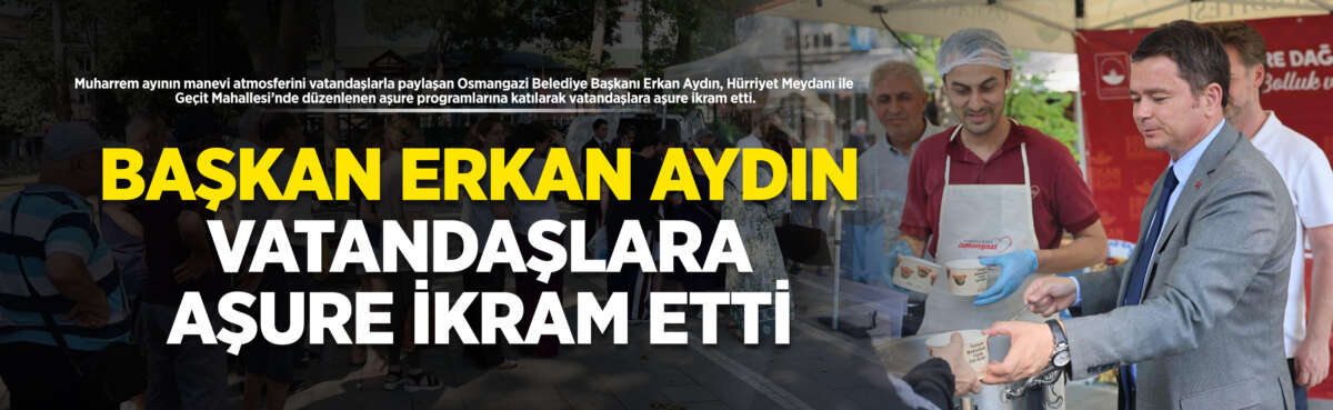 Osmangazi Belediyesi tarafından Muharrem ayının