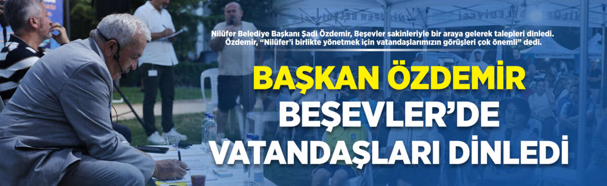 Nilüfer Belediye Başkanı Şadi Özdemir,