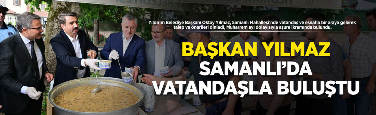 Yıldırım Belediye Başkanı Oktay Yılmaz,