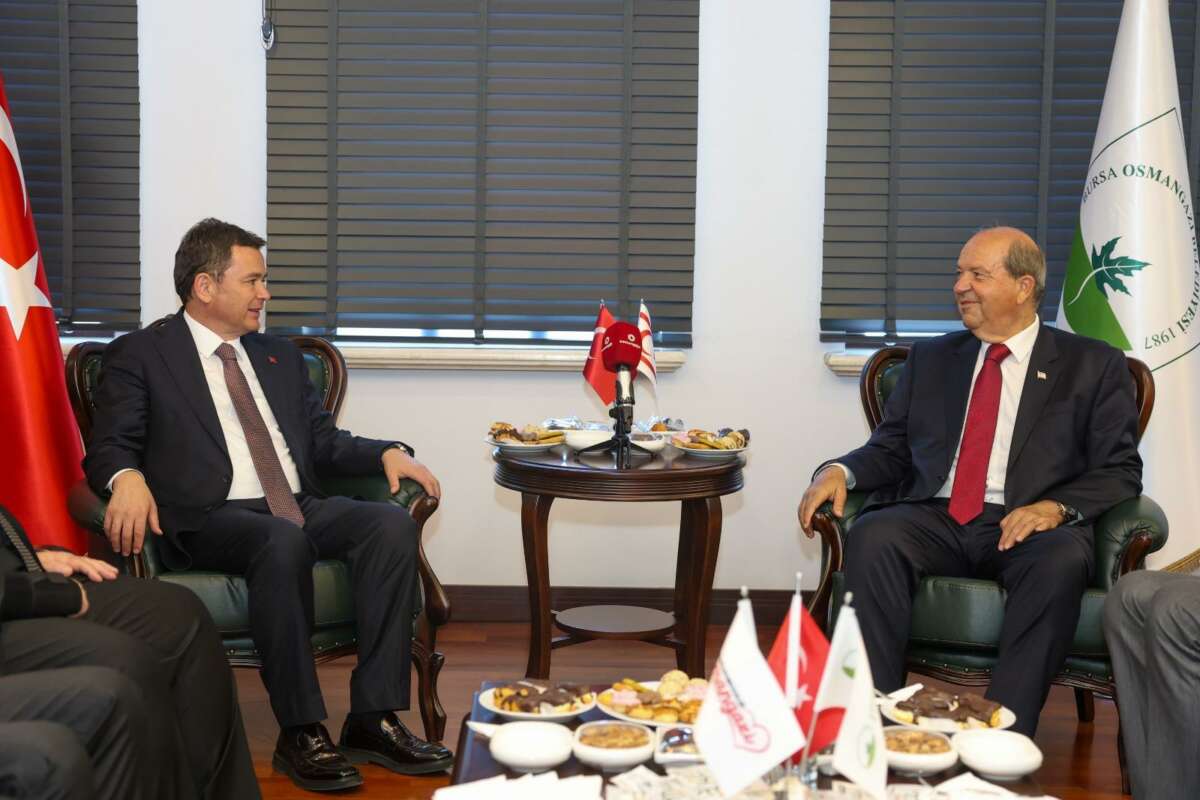 Başkan Aydın, Ersin Tatar’ı ağırladı; Osmangazi’de Türkiye-KKTC Kardeşliği…