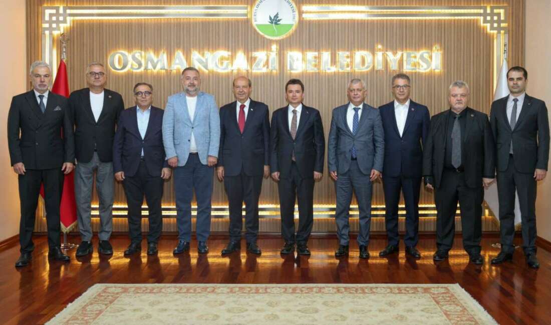 Başkan Aydın, Ersin Tatar’ı ağırladı; Osmangazi’de Türkiye-KKTC Kardeşliği… Osmangazi Belediye Başkanı Erkan