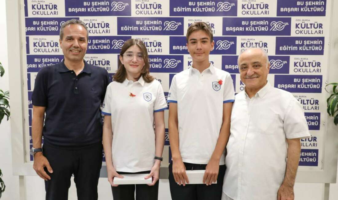 Kültür Okulları LGS Şampiyonlarını ödüllendirdi Özel Bursa Kültür Okulları,