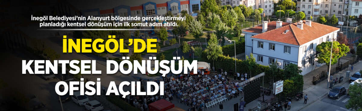 İnegöl Belediyesi’nin Alanyurt bölgesinde gerçekleştirmeyi