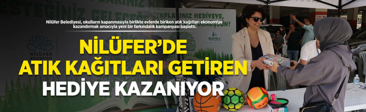 Nilüfer Belediyesi, okulların kapanmasıyla birlikte