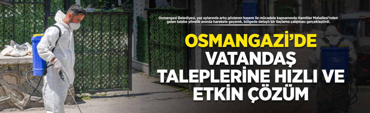 Osmangazi Belediyesi, yaz aylarında artış