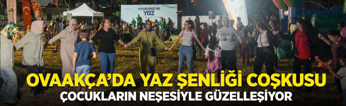 Osmangazi Belediyesi'nin Ovaakça Mahallesi'nde düzenlediği
