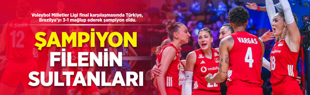 Voleybol Milletler Ligi final karşılaşmasında