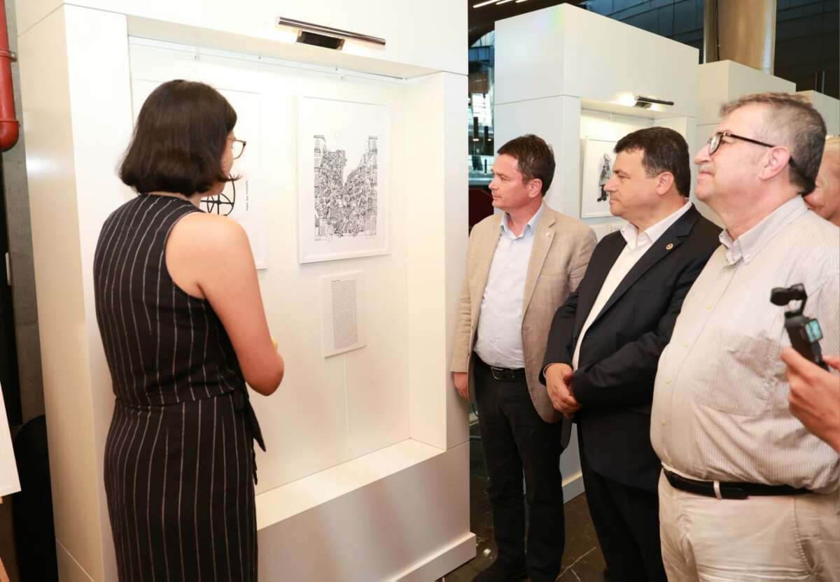 Bursa’da göçün hafızası karikatürlerle yeniden hayat buldu