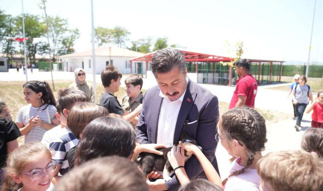 Yenişehir’de minikler can dostlarla buluştu Yenişehir TÜGVA Yaz Okulu