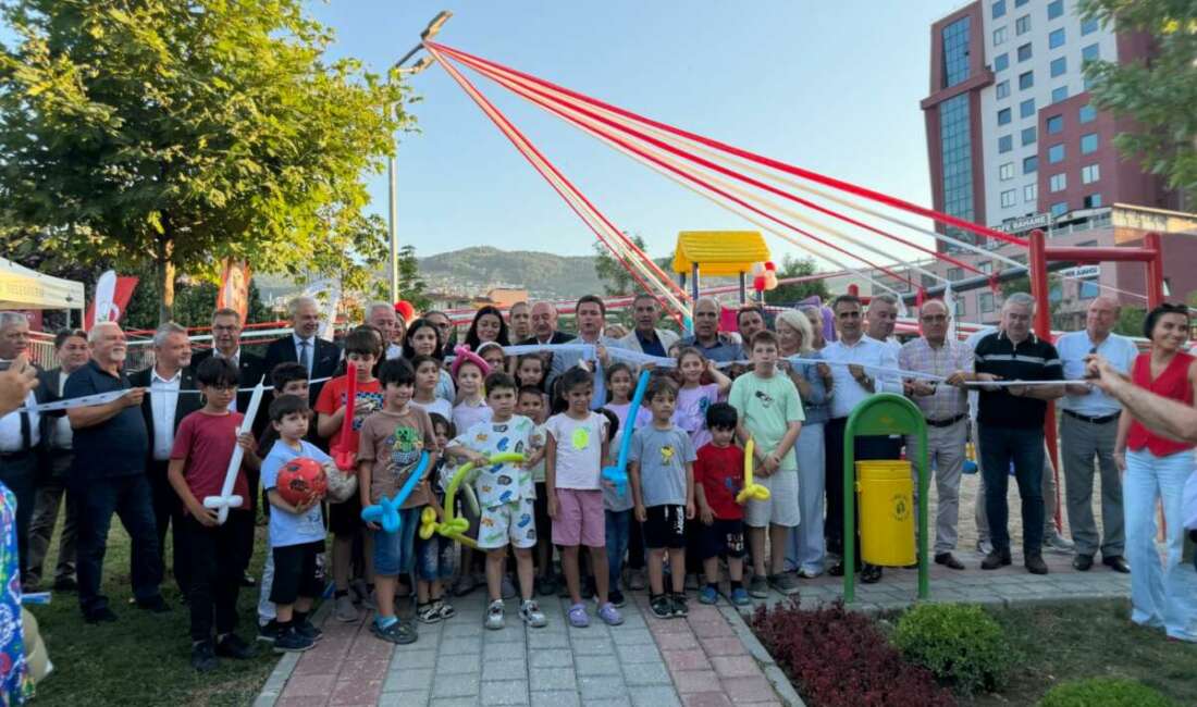 Bursa’da anlamlı açılış: Lale Karabıyık’ın adı çocuk parkında yaşayacak Bursa’da yeni bir park