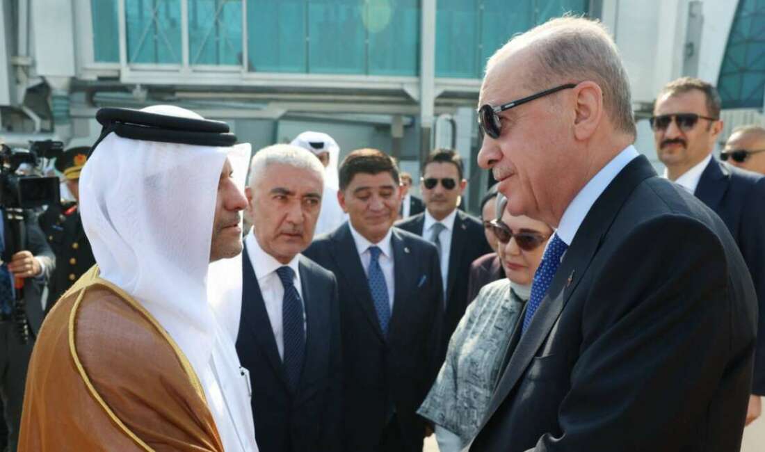 Cumhurbaşkanı Erdoğan, Katar’da Cumhurbaşkanı Recep Tayyip Erdoğan