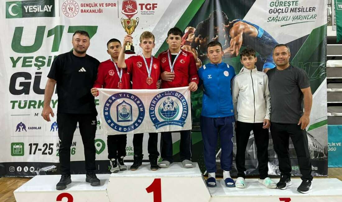 Yıldızlar Güreş Grup Şampiyonası’na Yıldırım damgası! U17 Yıldızlar Güreş Şampiyonası'nda