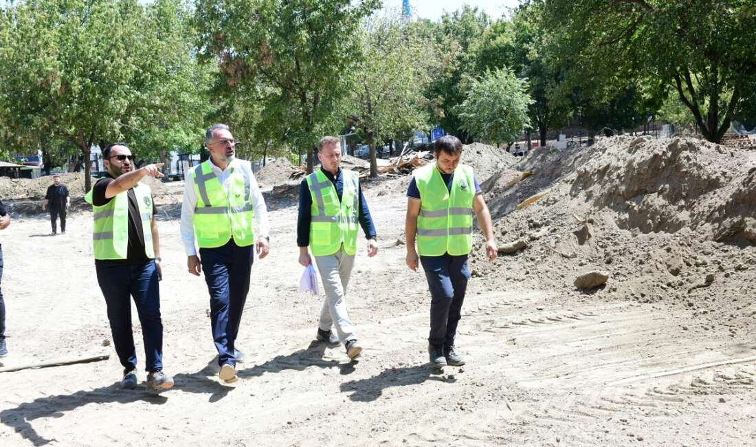 Bursa Kestel’de Aile Parkı, baştan sona yenileniyor Kestel Belediyesi, ilçenin sosyal
