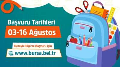  Bursa Büyükşehir Belediyesi’nin öğrencilerin