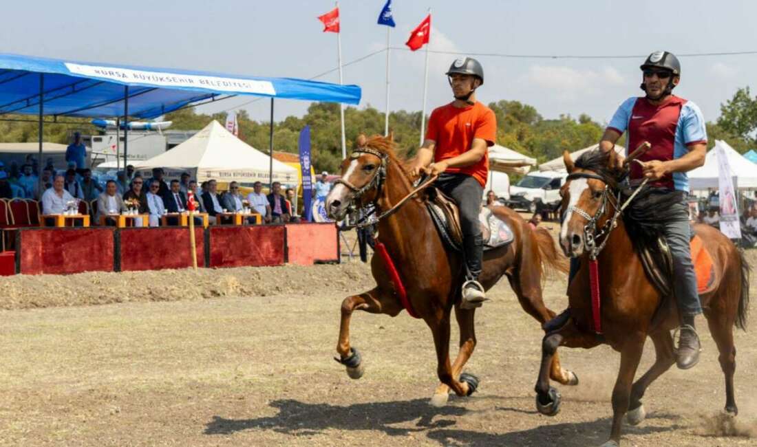 Bursa’da rahvan atları yarışları nefes kesti Bursa Büyükşehir Belediyesi, Türkiye’nin
