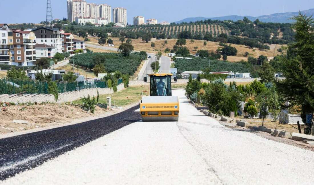 Bursa’da mezarlık yolları yenileniyor Bursa Büyükşehir Belediyesi, vatandaşların