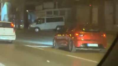  Bursa'da trafiğin yoğun olduğu