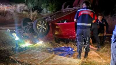 Bursa'nın İnegöl ilçesinde kontrolden çıkan