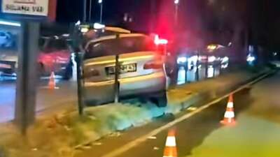 Bursa'nın İnegöl ilçesinde kontrolden çıkan